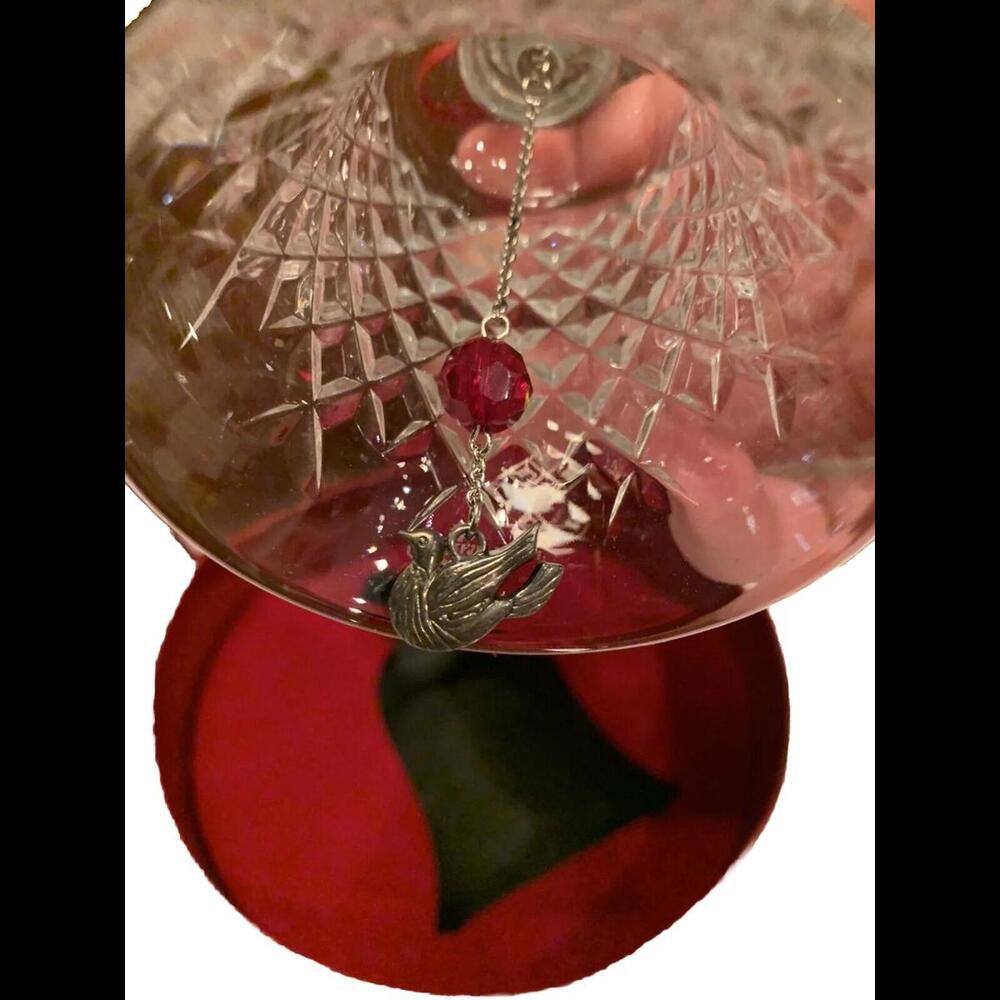🔮🔔Waterford Crystal 12 Days Of Christmas Bell Limited 2 Turtle Doves